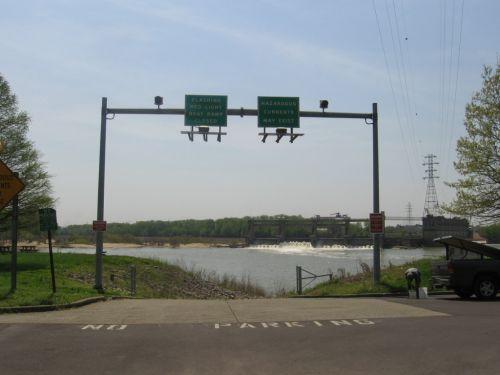 george rogers clark park boat ramp - clarksville, indiana