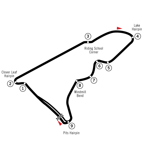 Location of former Monsanto Park Circuit - Lisbon