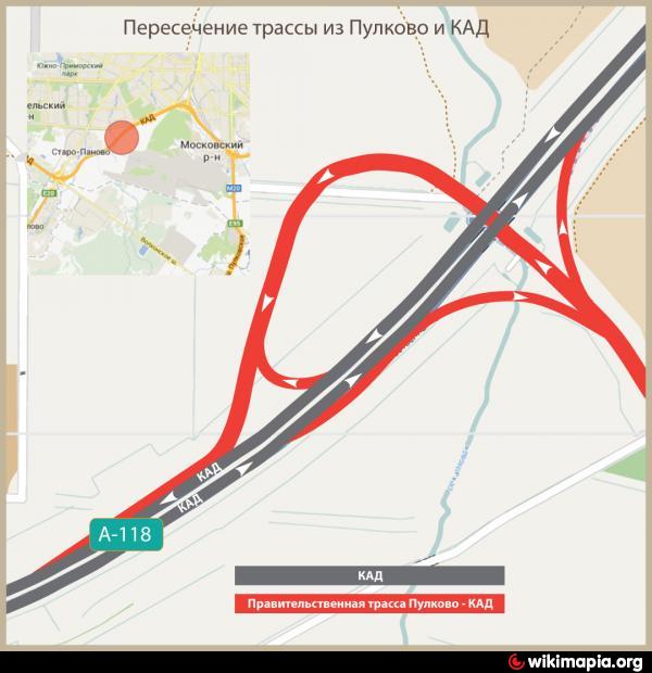 Развязки кад санкт петербурга санкт петербург схема