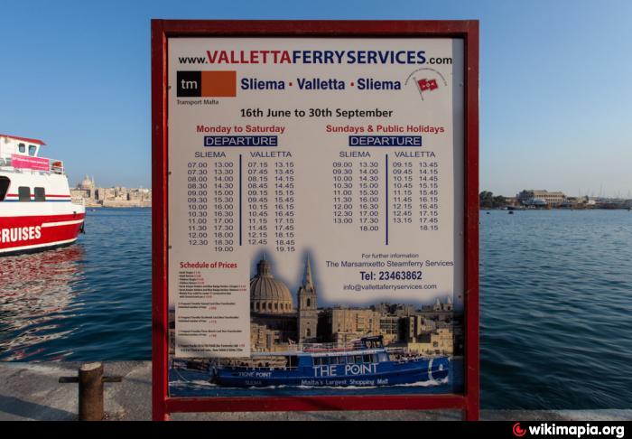 Ferry service to Sliema - Valletta