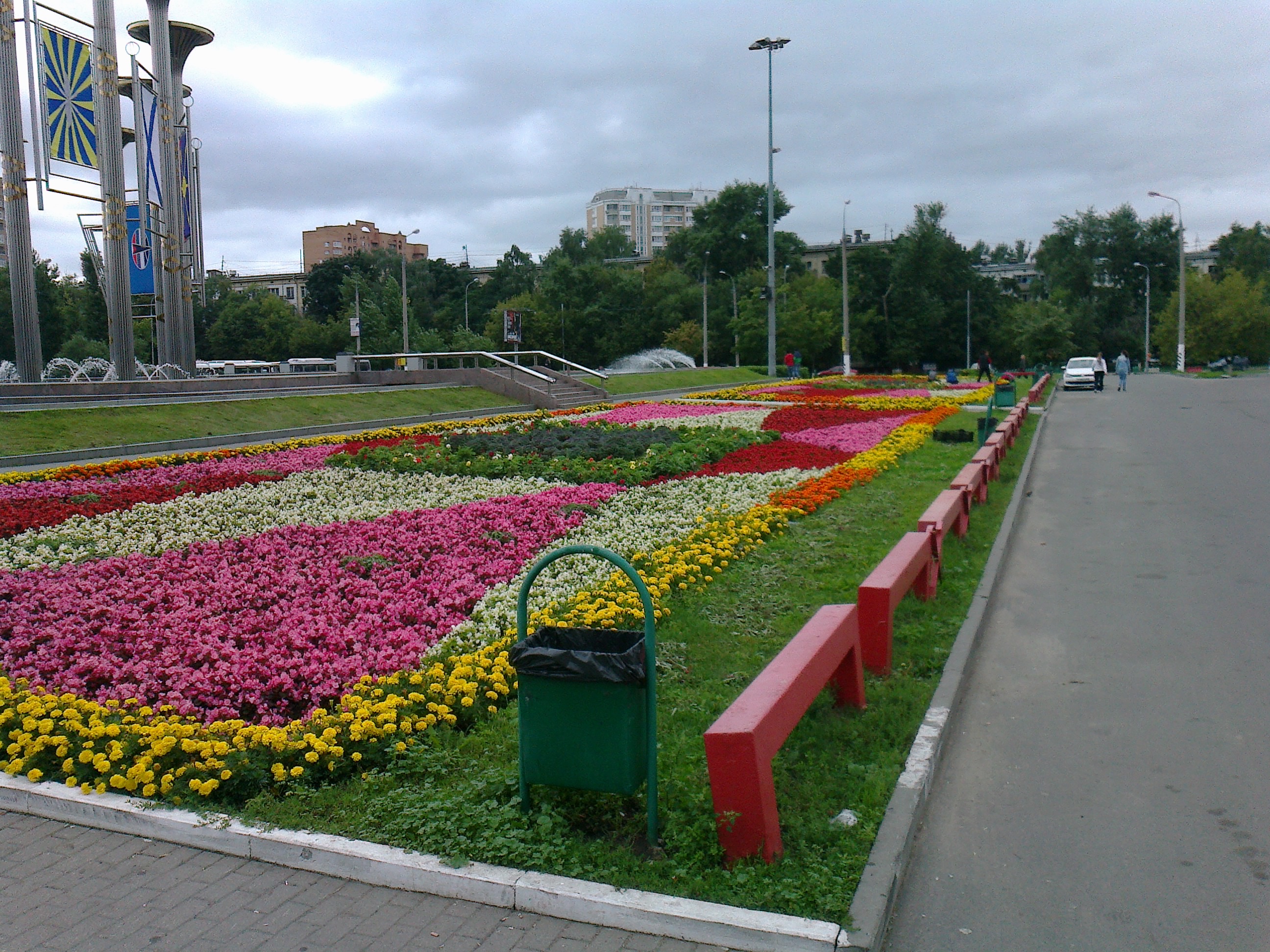 клумбы москвы