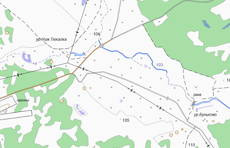 Карта тюкалинского района омской области подробная