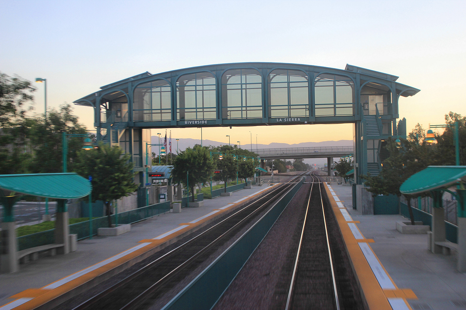 Metrolink Station - La Sierra Terminal - Riverside, California