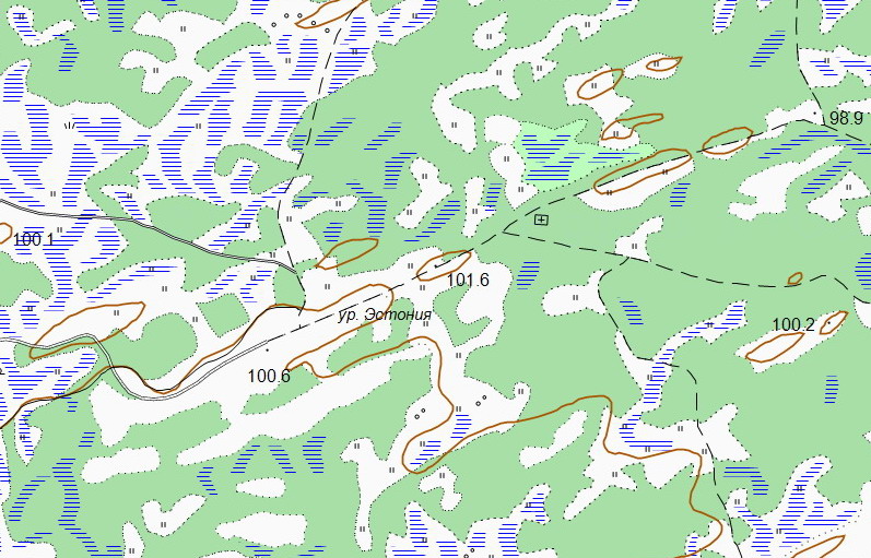 Карта большеуковского района