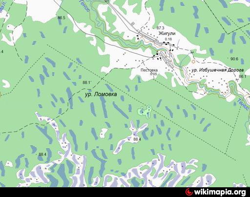 Викимапия омская область карта с урочищами
