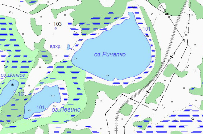 Карта озер омской области