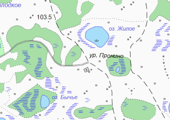 Костромская область карта километровка