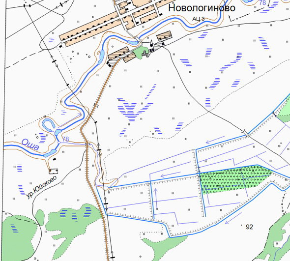 Карта с колосовка омской области