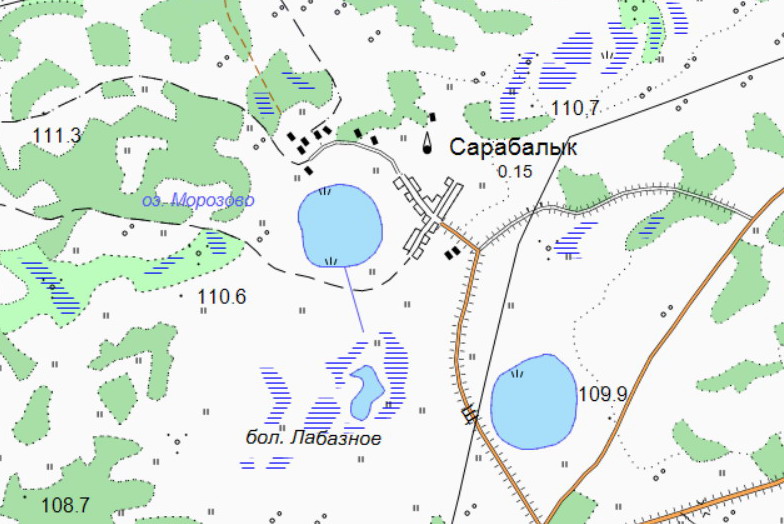 Карта озер оршанского района