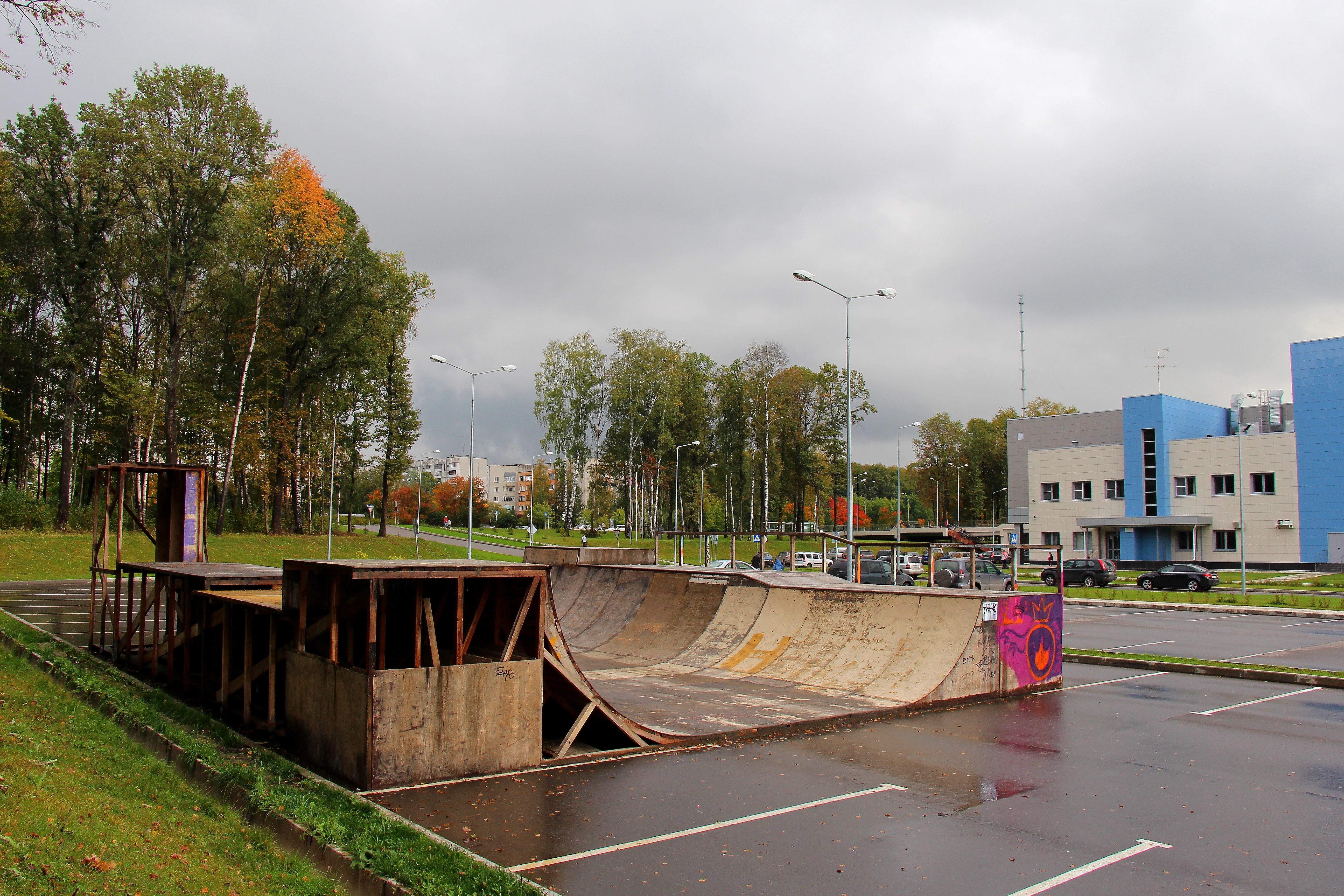 Скейт парк в Обнинске Циолковский