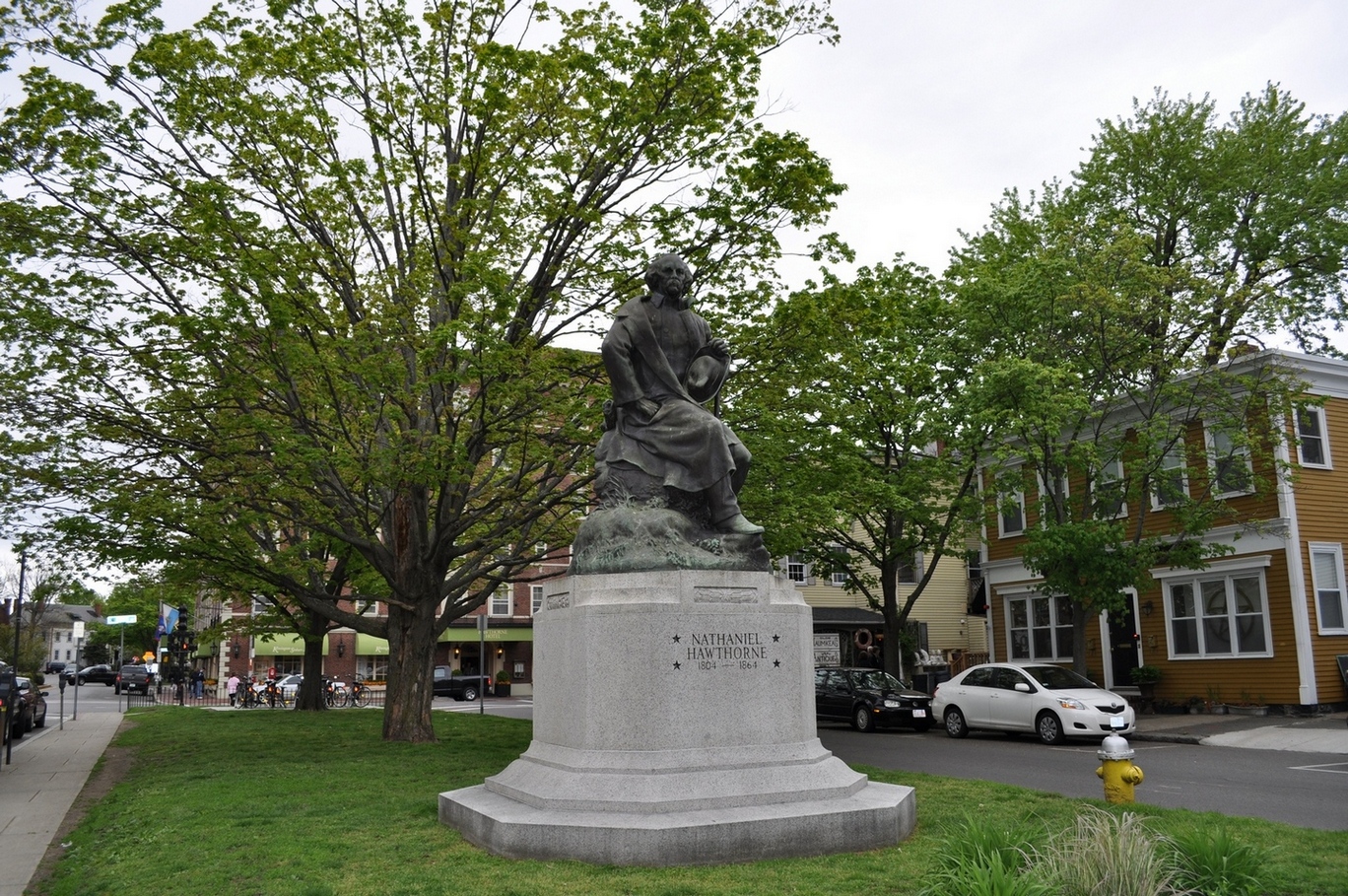 Nathaniel Hawthorne Statue - Salem, Massachusetts | monument