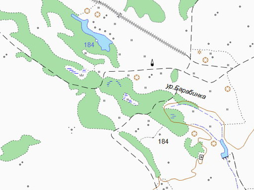 Викимапия омская область карта с урочищами