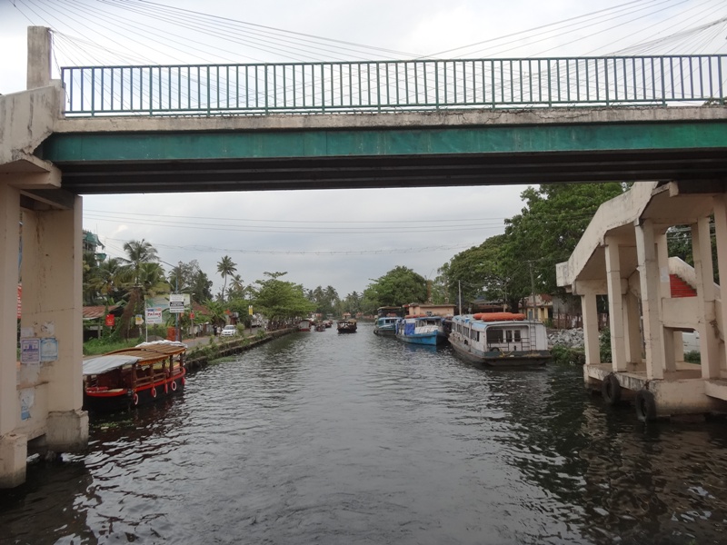 Pedestrian Bridge over Canal - Azhapuzha Bus Station - Alappuzha