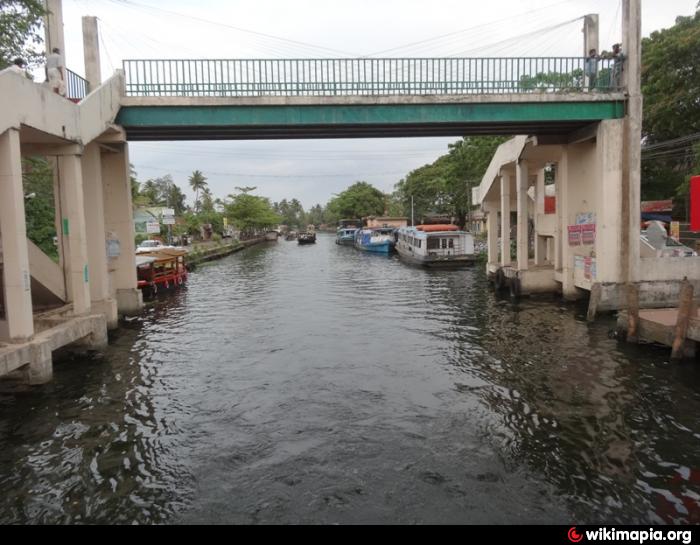 Pedestrian Bridge over Canal - Azhapuzha Bus Station - Alappuzha