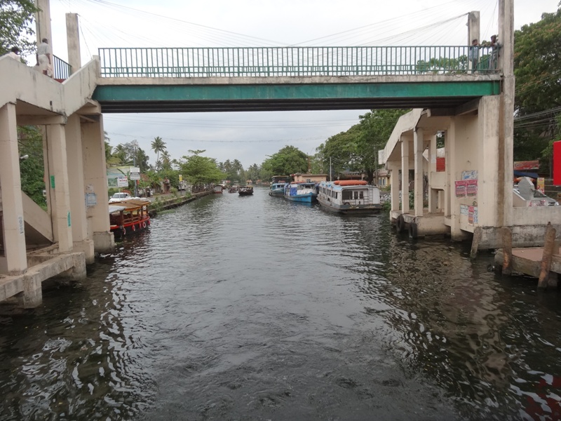 Pedestrian Bridge over Canal - Azhapuzha Bus Station - Alappuzha