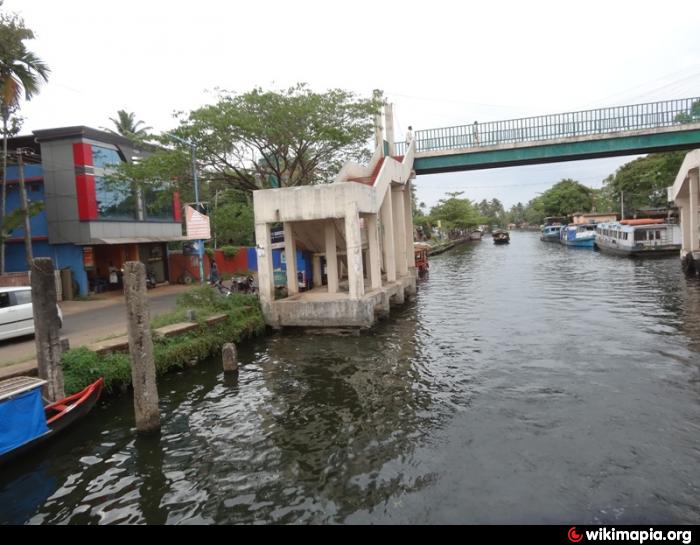 Pedestrian Bridge over Canal - Azhapuzha Bus Station - Alappuzha