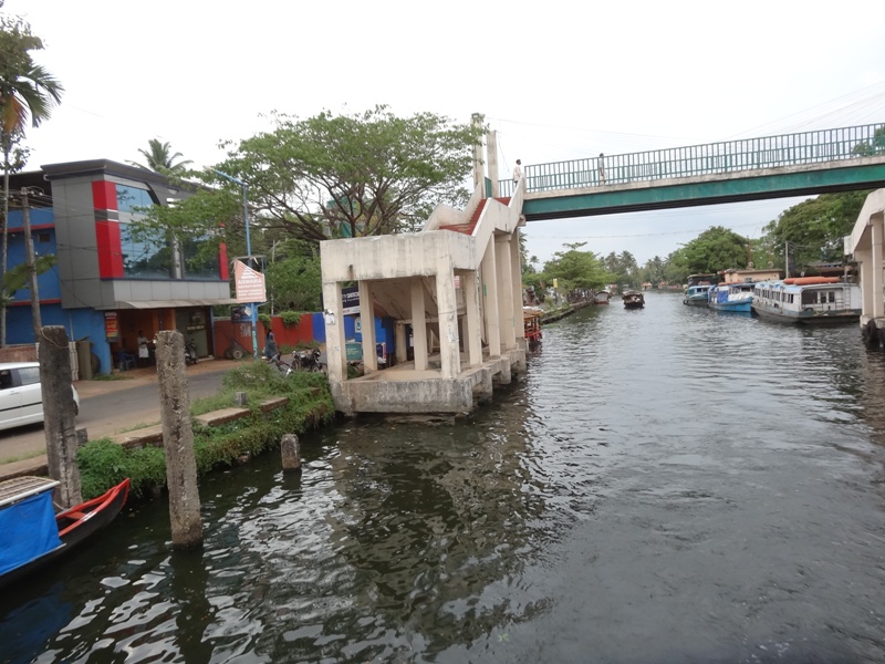 Pedestrian Bridge over Canal - Azhapuzha Bus Station - Alappuzha