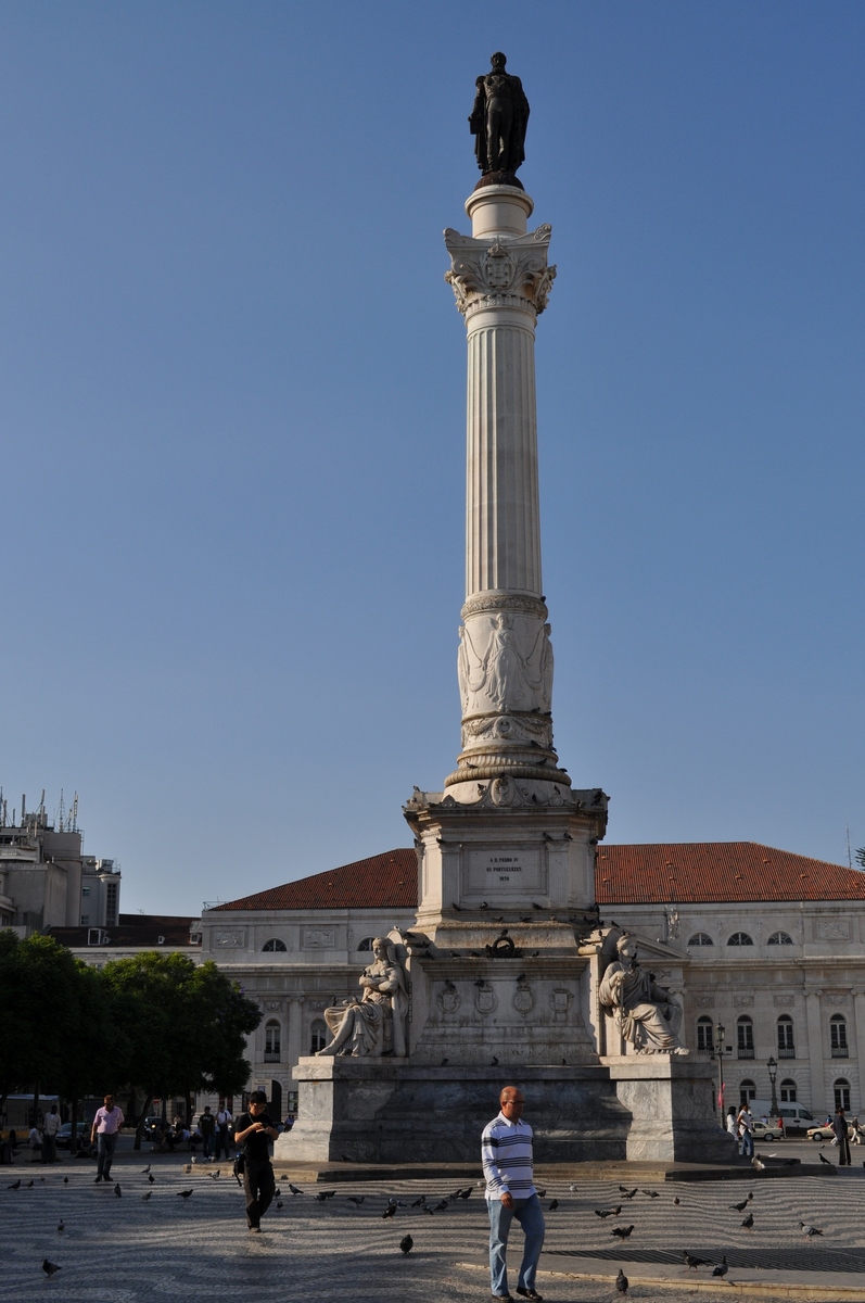 Statue de Pierre IV de Portugal Lisbonne