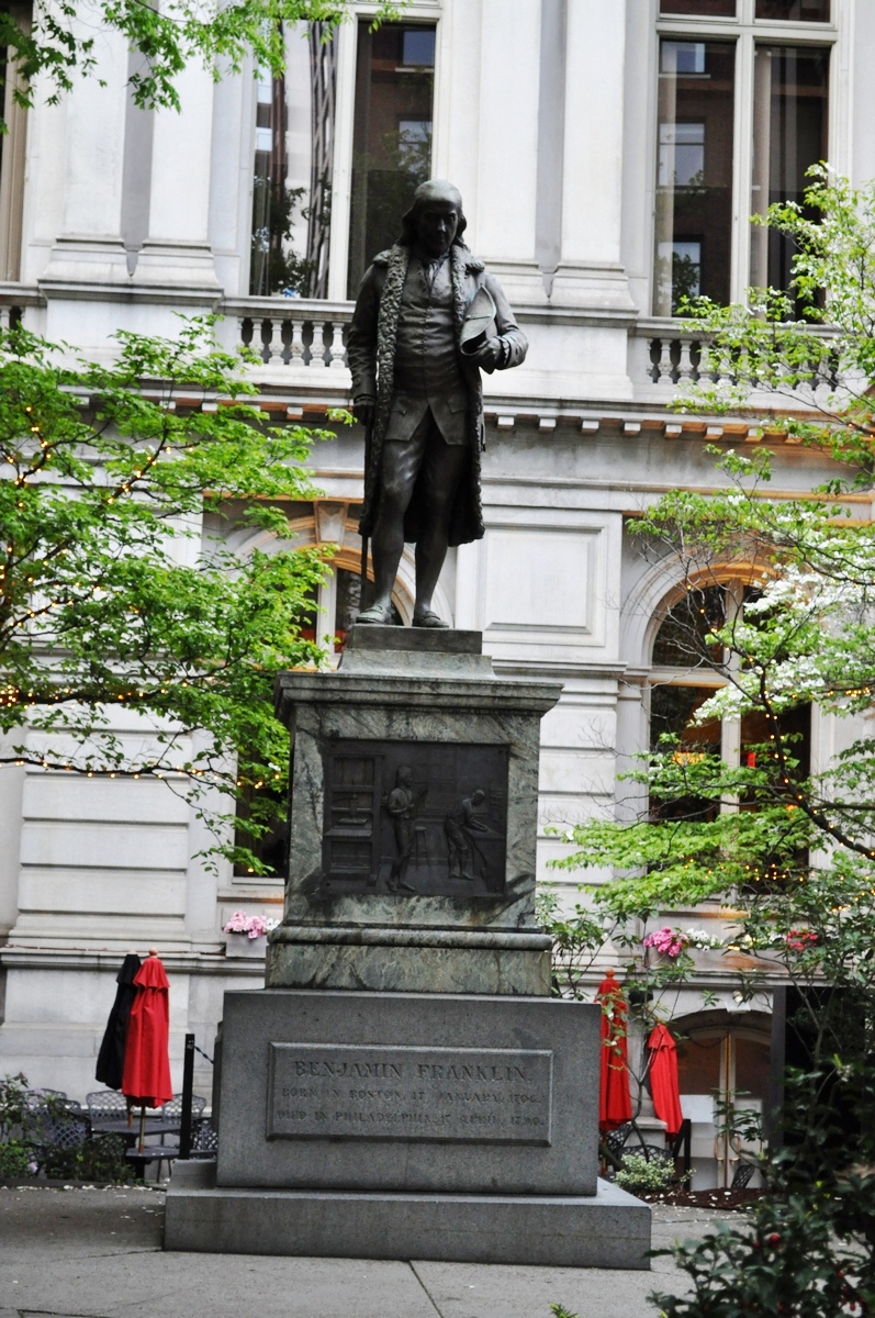 Statue of Benjamin Franklin - Boston, Massachusetts