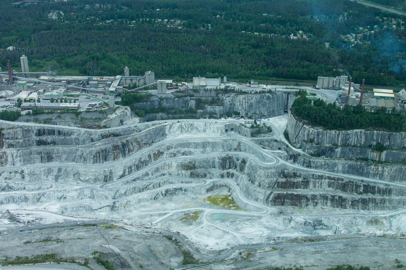 Nordkalk Oy/Abp kaivosalue ja Ihalaisen tehtaat - Lappeenranta