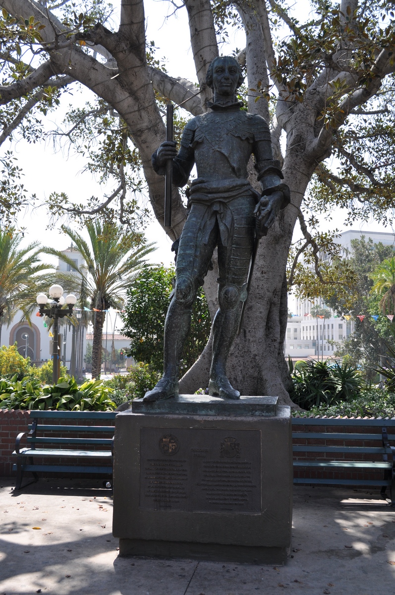 Statue of Charles III king of Spain - Los Angeles, California