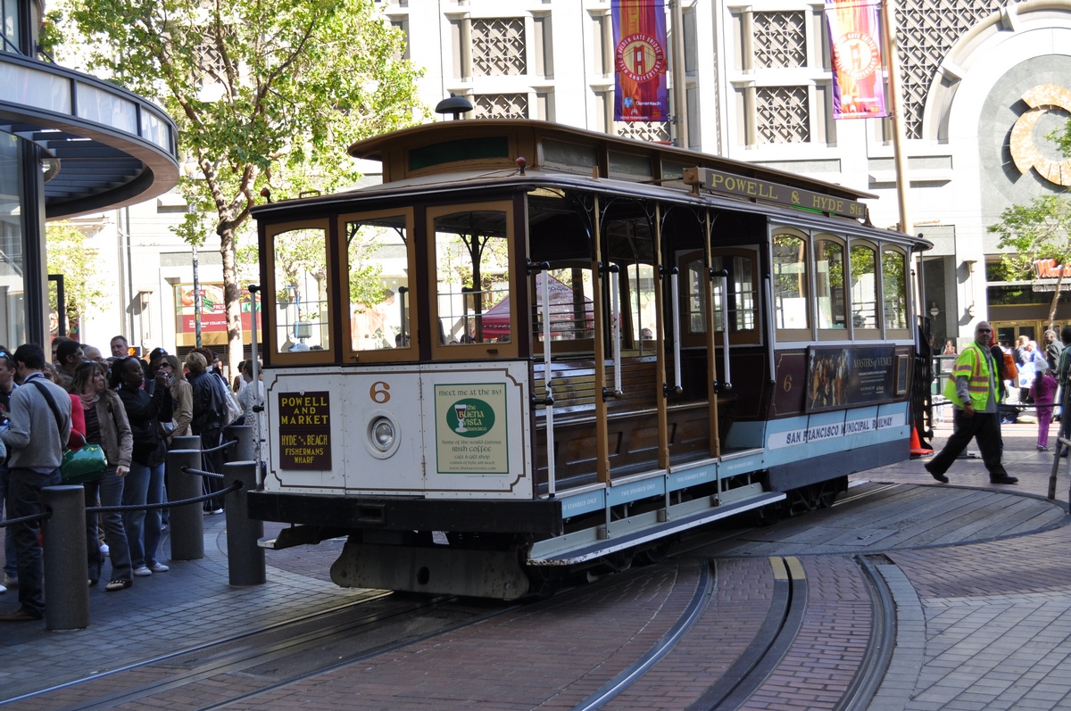 Powell Street Cable Car Turntable San Francisco, California