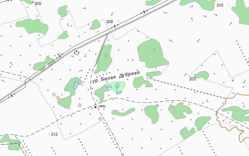 дубрава на карте