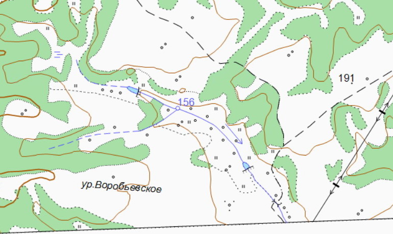 Карта воробьевского района