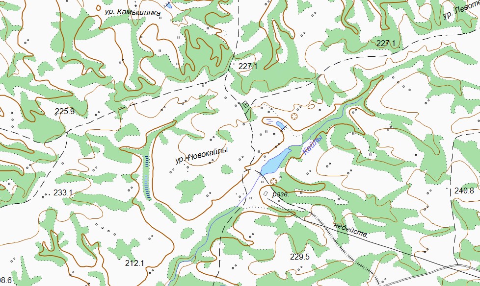 Урочище новосибирской области карта