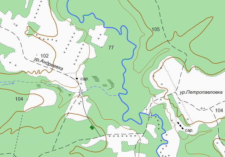 Викимапия новгородская область урочища карта