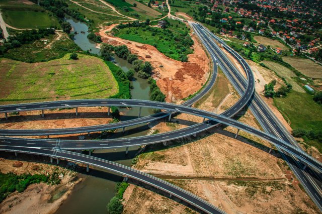 Petlja Butile Sarajevo Highway Interchange Exit