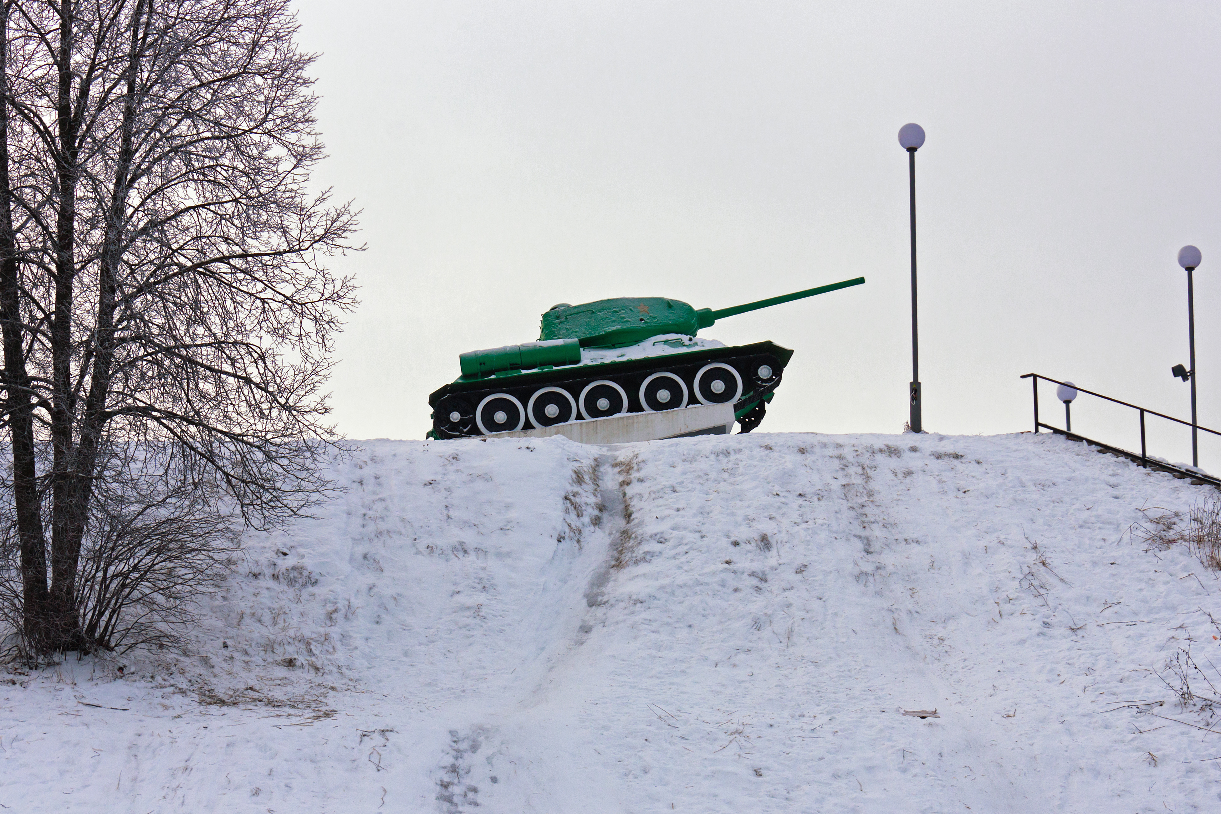 луки парк великие луки зимой