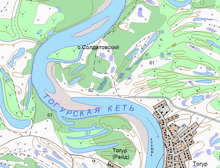 Подробная карта томской области колпашевского района