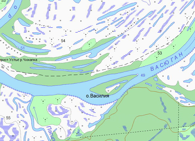 Карта каргасокского района