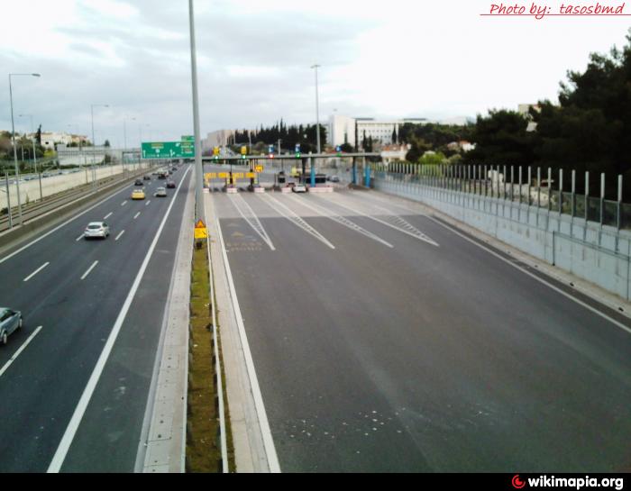 E10 Kymis Ave Toll gate - Marousi