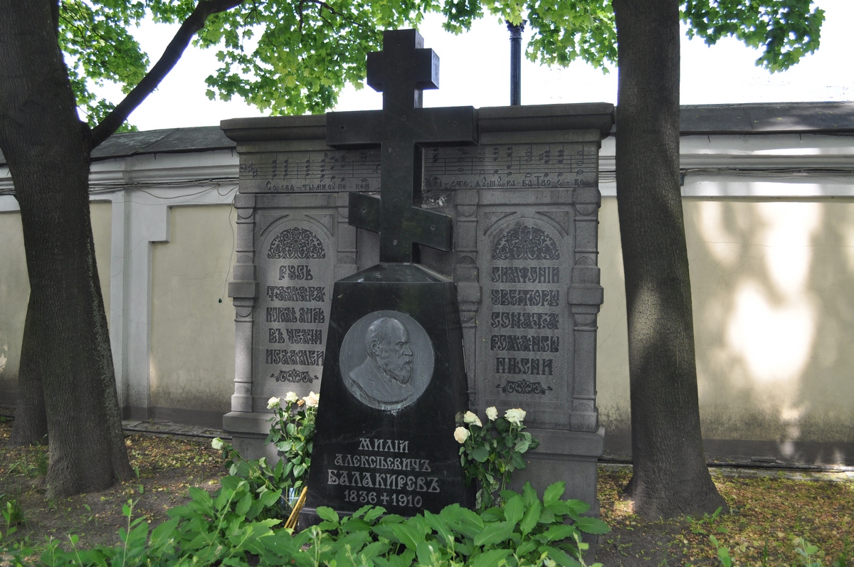 Tomb of Russian pianist, conductor and composer Mily Balakirev - Saint ...