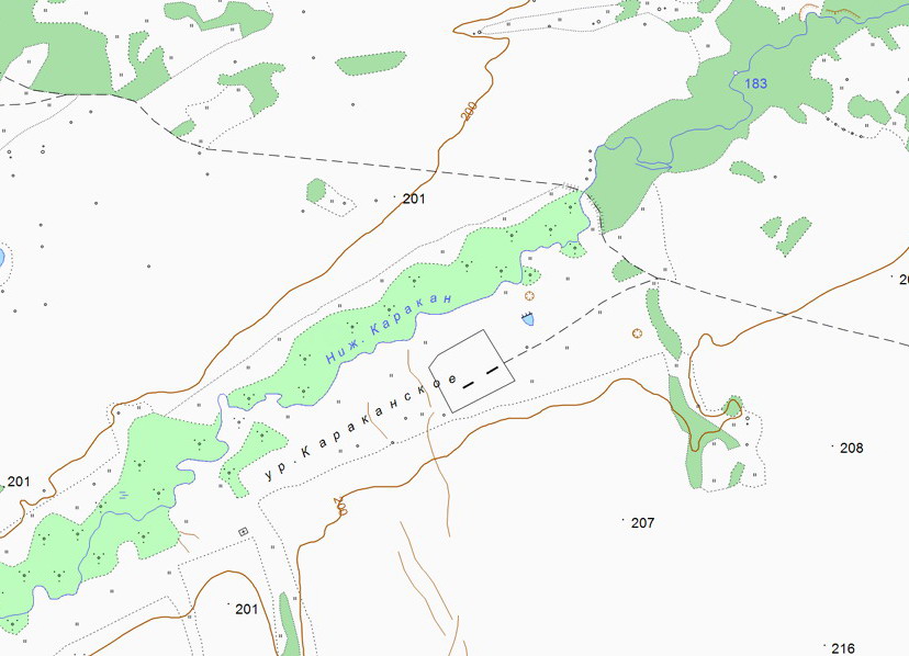 Караканский бор новосибирск карта