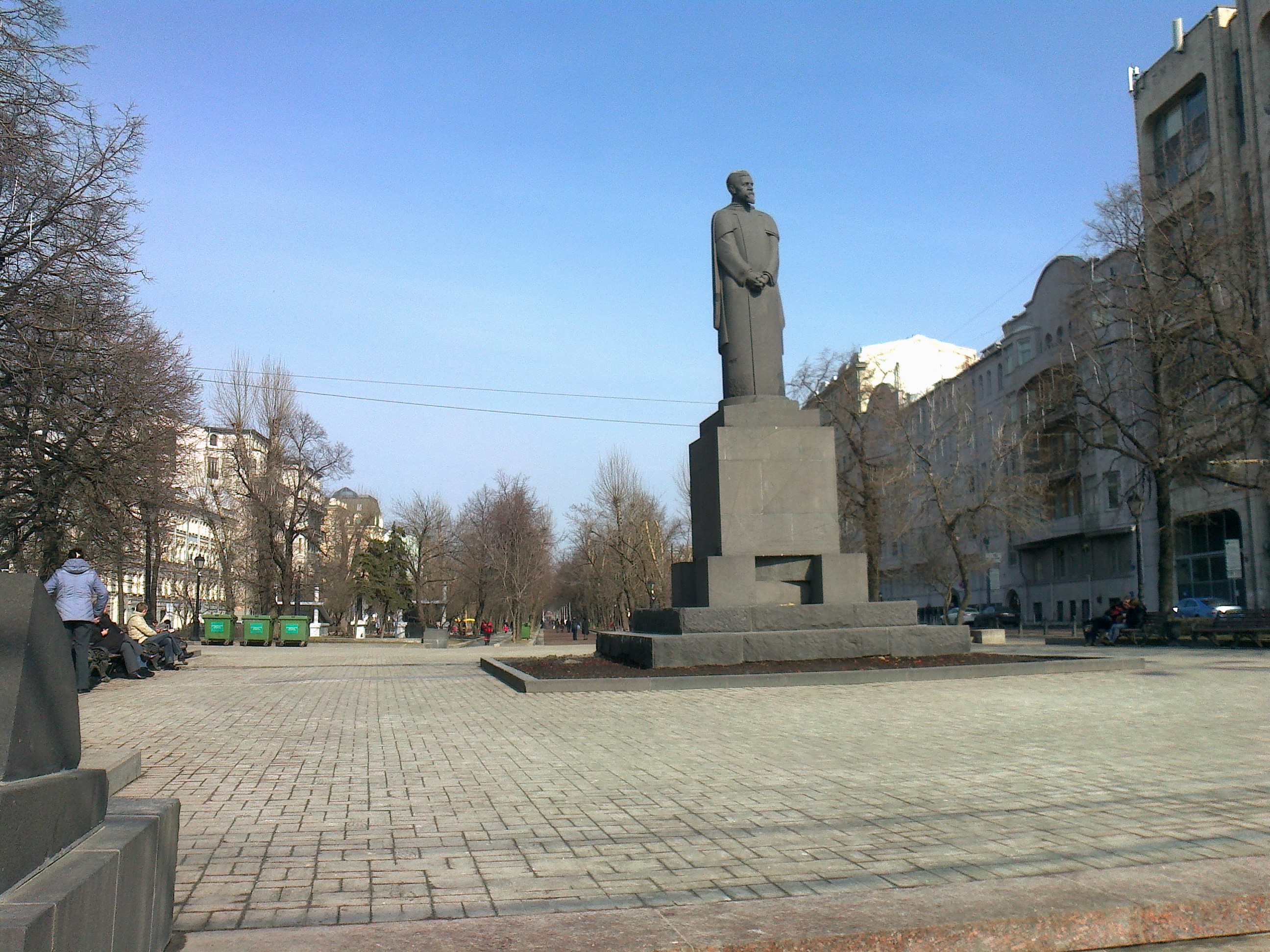 Памятник тимирязеву москва