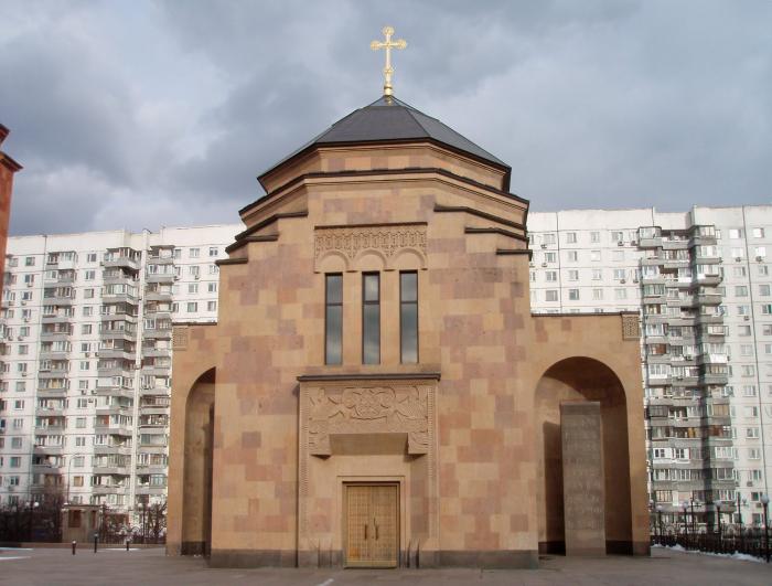 Армянский церковь в москве на олимпийском