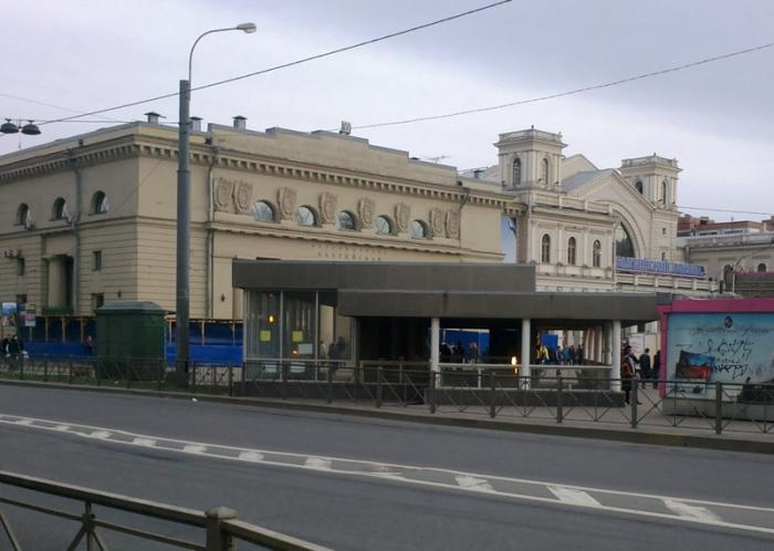 Метро на балтийском вокзале