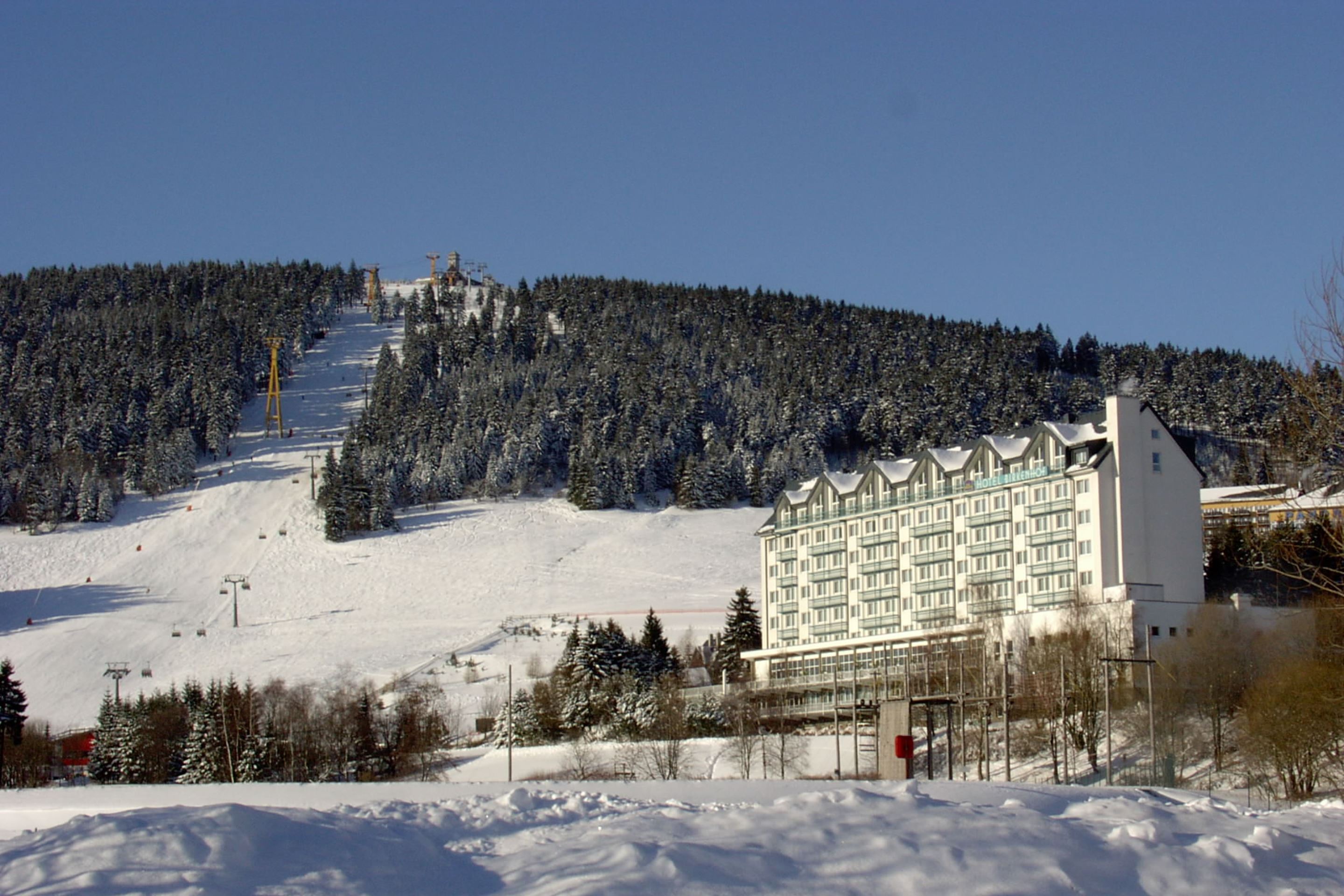 Gelände des "BEST WESTERN Ahorn Hotel Birkenhof" - Kurort Oberwiesenthal