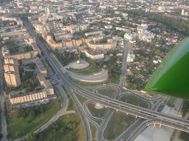 Новой стороны. Развязка Гагаринский мост Калуга. Развязка на Гагарина Калуга. Развязка Гагаринского моста Калуга панорама. Калуга развязка ул Гагарина.