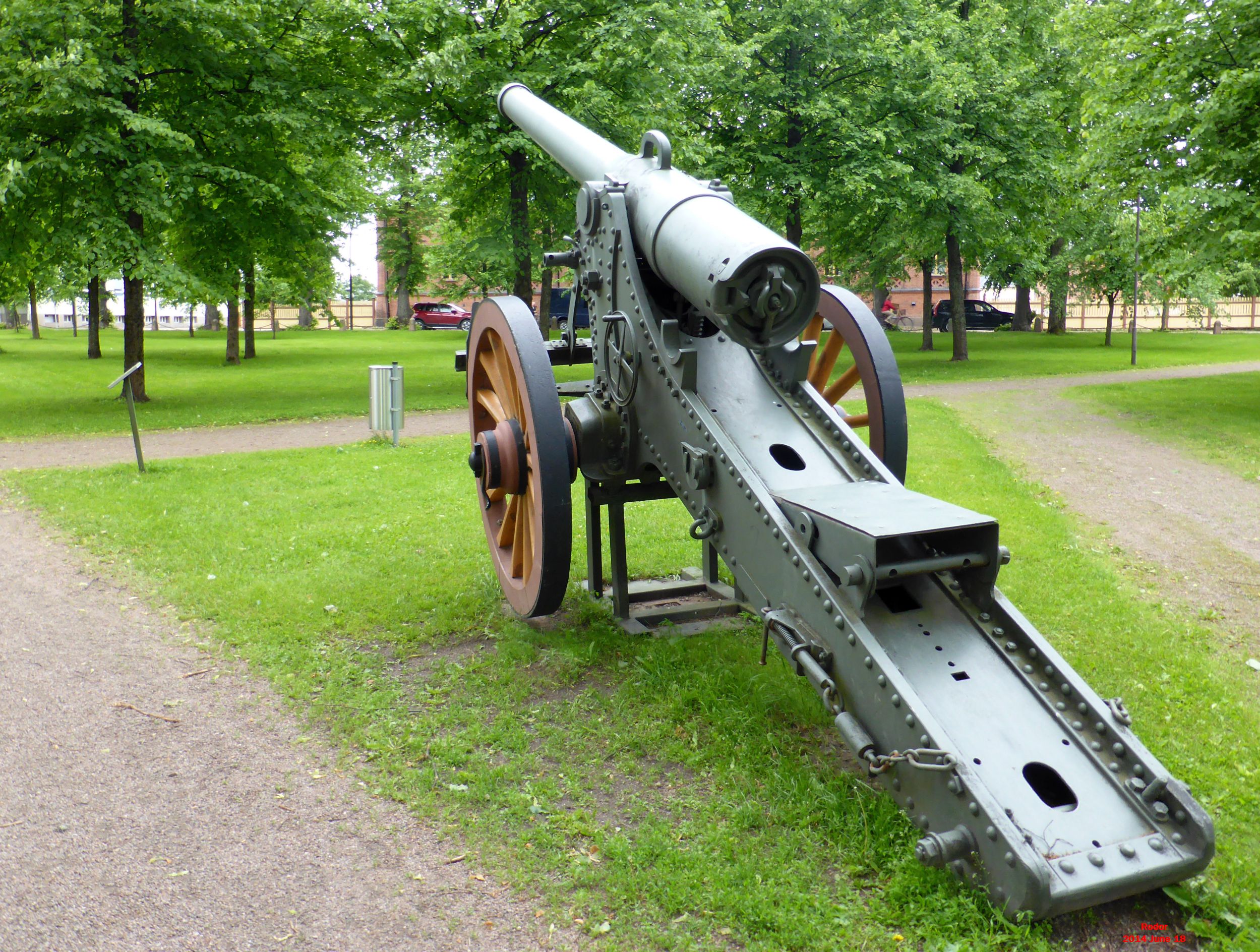 De Bange 155 mm cannon - Hamina (Town)