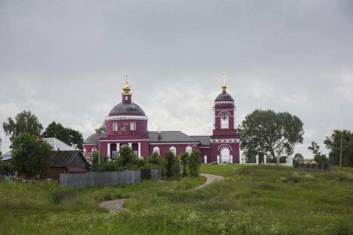 Храм Георгия Победоносца в Романово Калужской