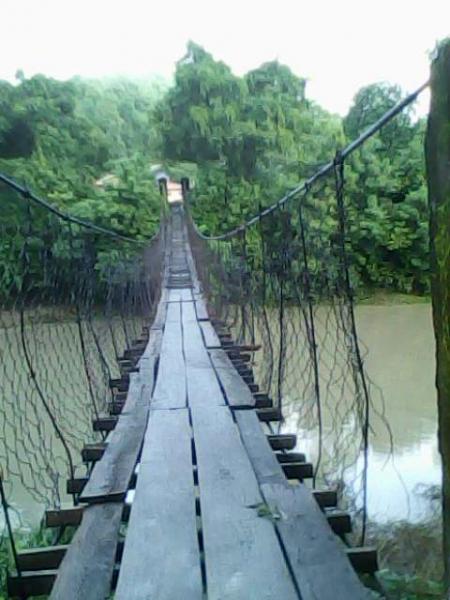 Footbridge (hanging bridge) - Caba