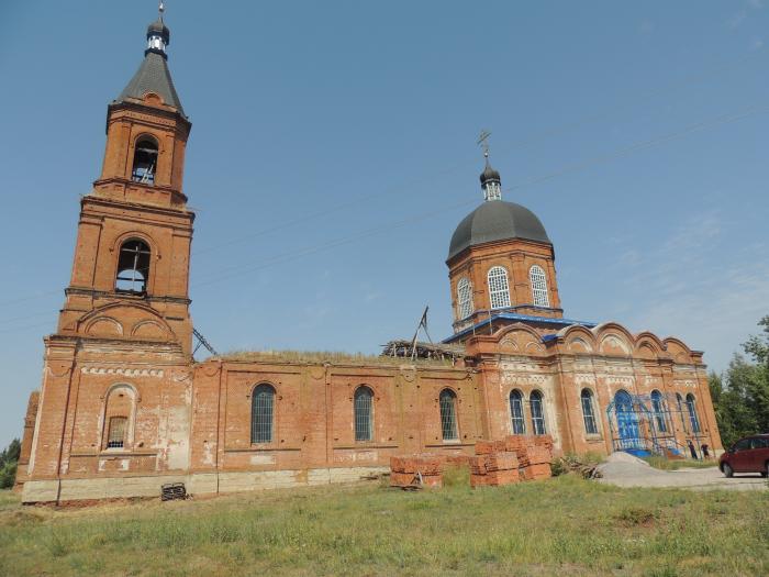 Пески Поворинский район Церковь