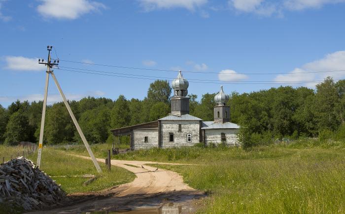 Погода в девятинах вологодской. Село Девятины Вологодская область. Церкви в с. Девятины.