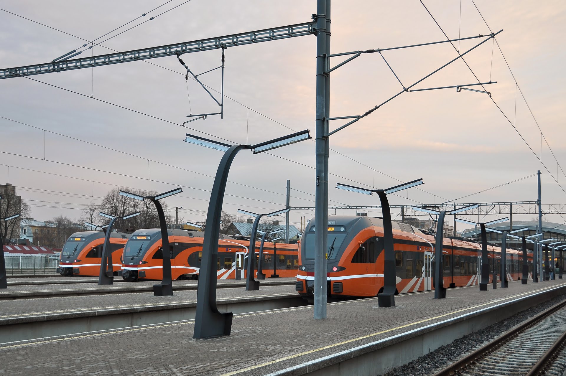 Railway platforms - Tallinn