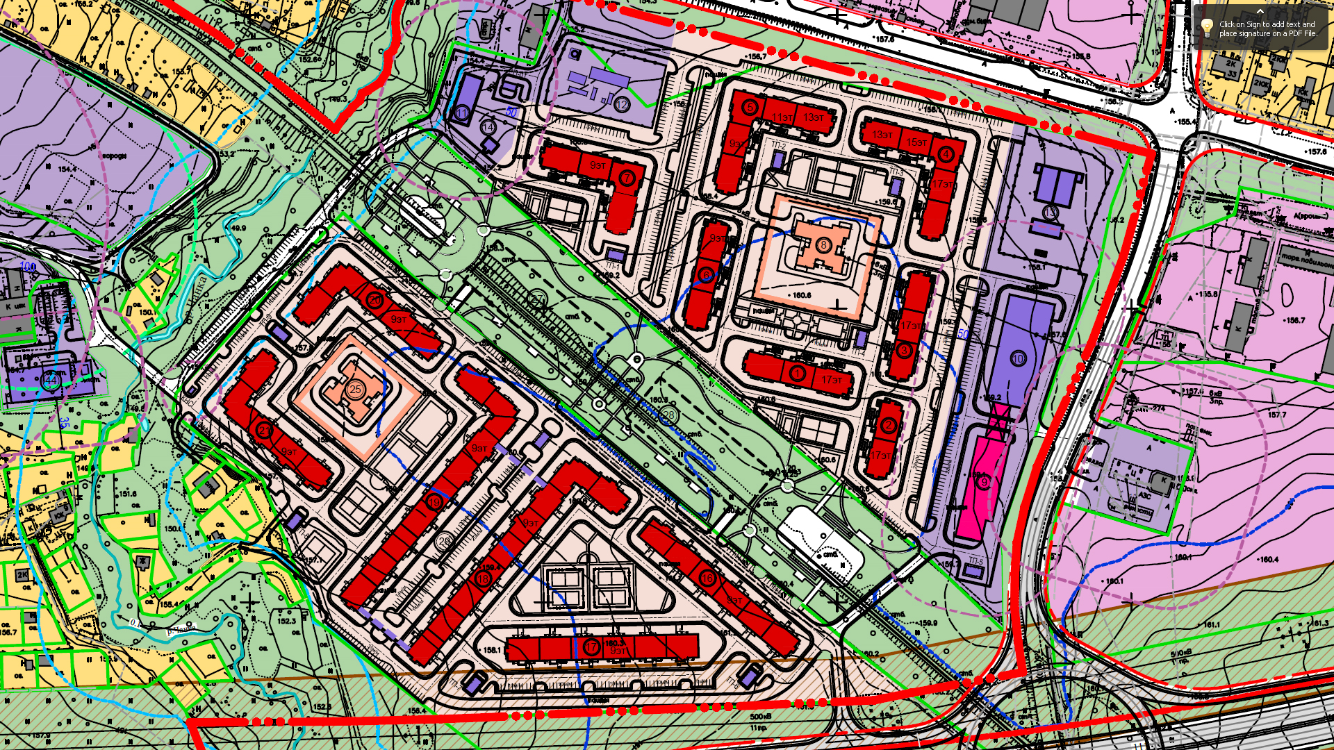 Градостроительный план мытищи карта