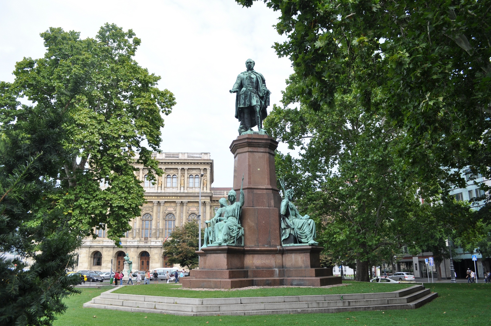 The statue of István Széchenyi - Budapest